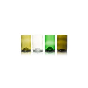 Rebottled Drinkglazen – 4-pack Mix